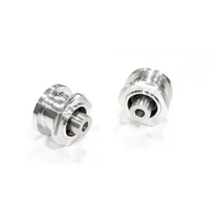 Pair of spherical upper control arm bushings