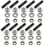 Wheel Studs, Screw-In, stud kit with .0625 washers