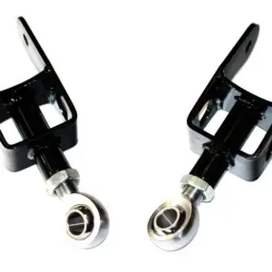 Black double adjustable upper an lower arms