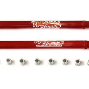 red 1-1/2" DOM double adjustable rod ends