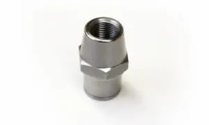 Left hand weld in tube end with flats 3/4"-16 thread