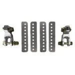 Billet Aluminum Bracket Coil Overs with Weld On Back Strips