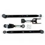 1-1/2" Mild Steel Rear Lower Control Arms Single Adjustable & Poly Double Adjustable Uppers '68-'72