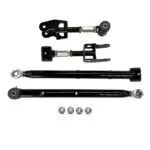 1-1/2" Mild Steel Rear Lower Control Arms Single Adjustable & Poly Double Adjustable Uppers