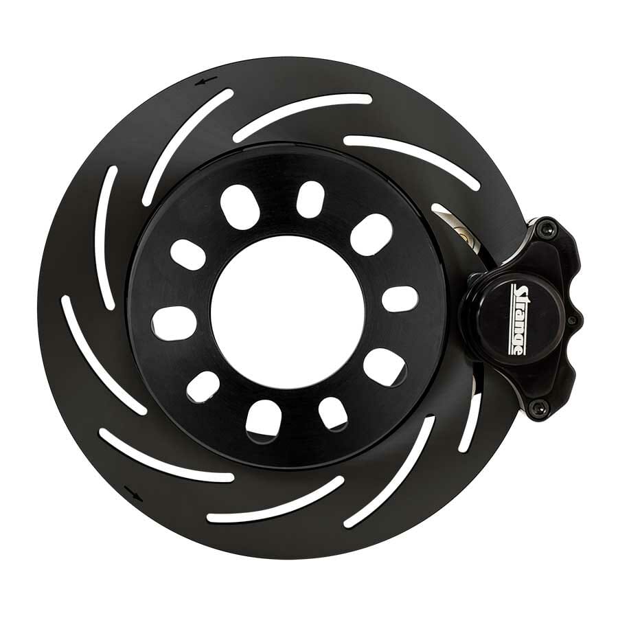 Strange Pro Series M/D Front Brake Kit 1998-2002 Camaro & Firebird – Reuses OEM Hubs 1 Pc Rotors, 2 Piston Calipers & Semi Metallic Pads