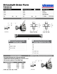 Chromoly Driveshaft 3" U1702 - Image 3