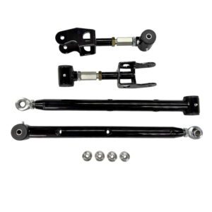 1-1/2" Mild Steel Rear Lower Single Adjustable & Poly Double Adjustable Upper